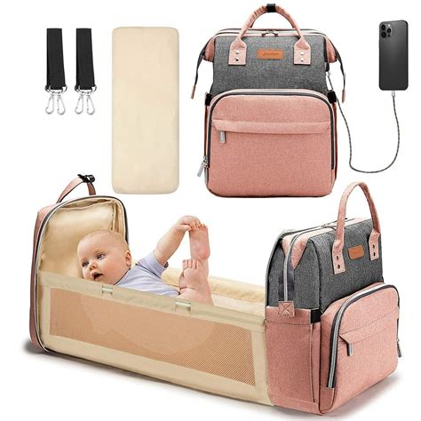 diaper bag with changing station.